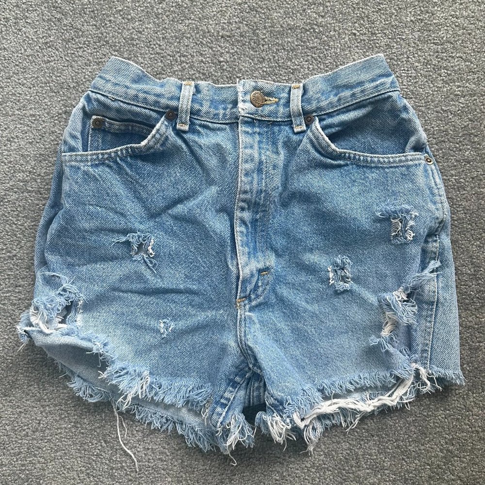 Lees Vintage High Waisted Denim Shorts